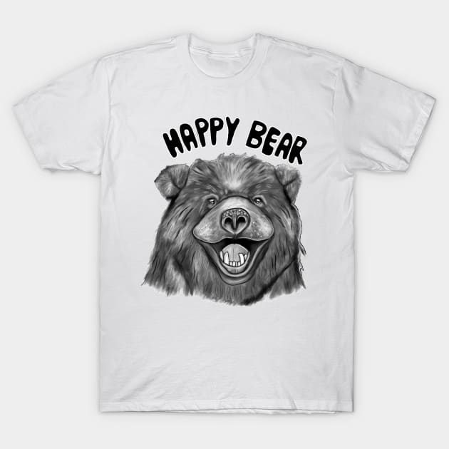 Happy Bear T-Shirt by msmart